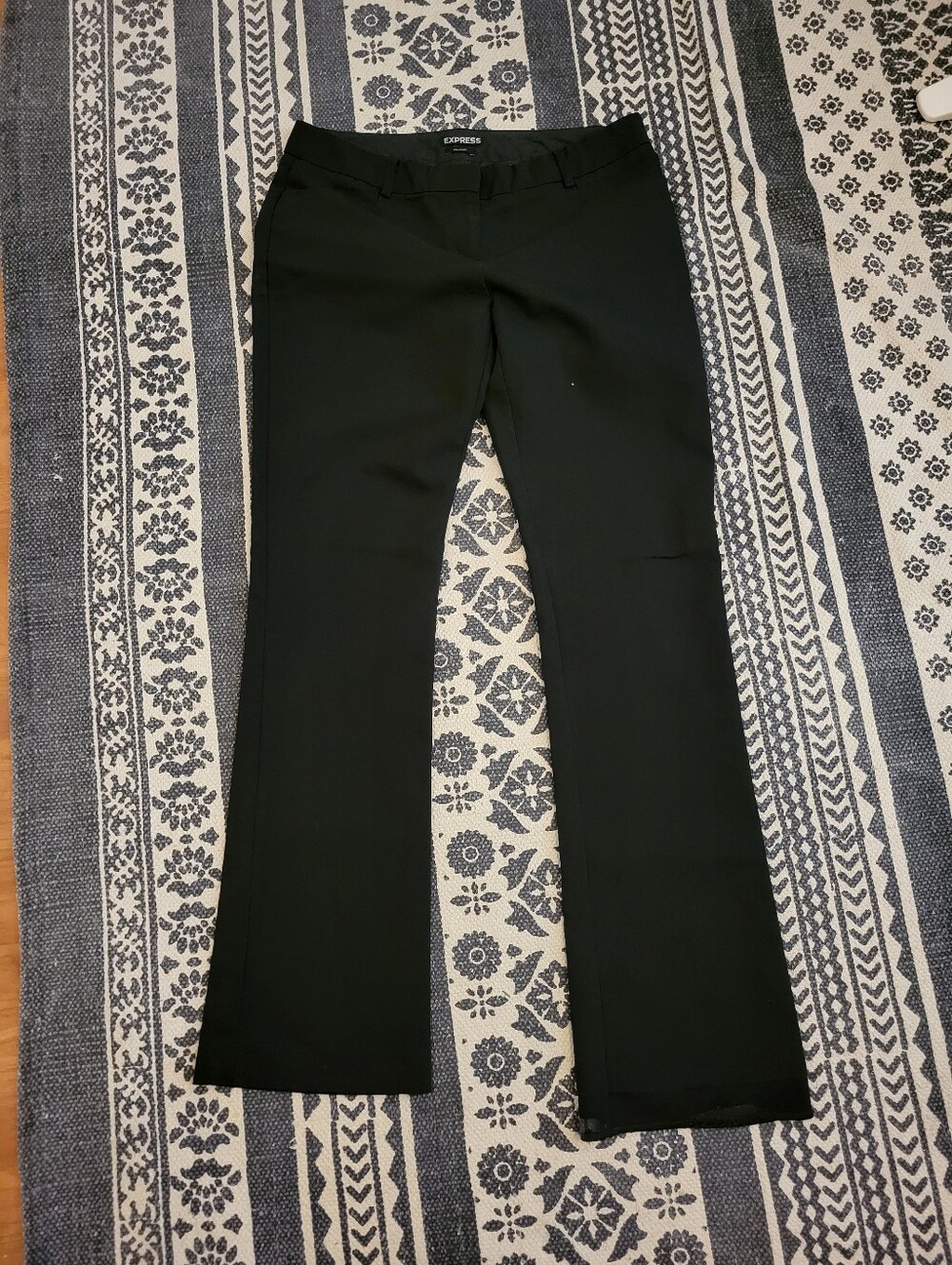 Express Columnist Black Dress Pants Size 6R Black